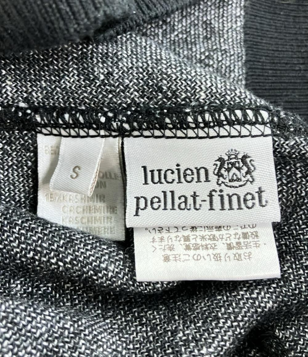 ルシアンペラフィネ カシミヤ混スカルジップスウェットパーカー メンズ SIZE S Lucien Pellat-Finet