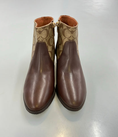 COACH ショートブーツ サイドジップ レディース SIZE US 8 C (25cm) コーチ