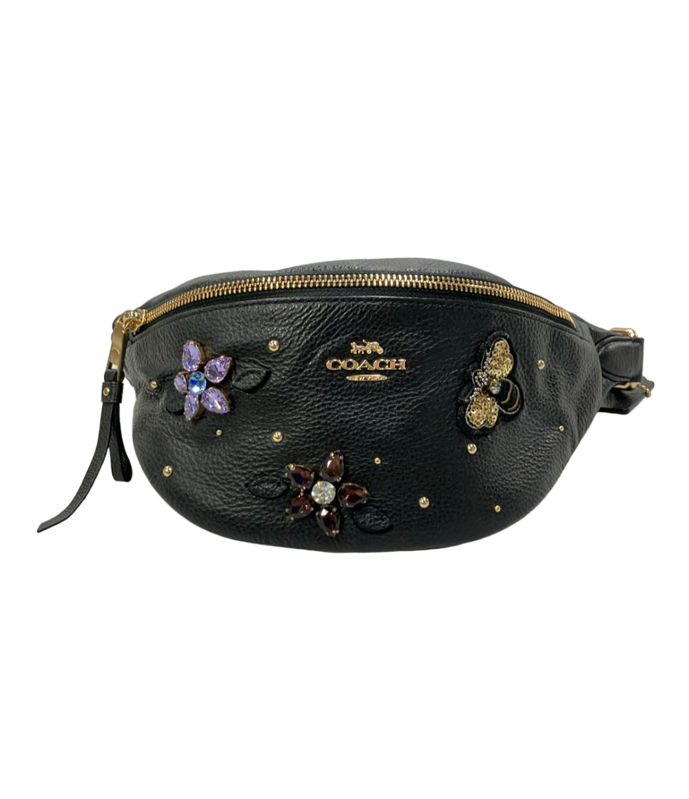 美品 COACH ウエストバッグ ボディバッグ レザー F72831 レディース コーチ