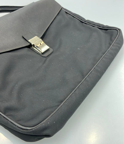 ダンヒル ナイロンレザーブリーフケース メンズ Dunhill