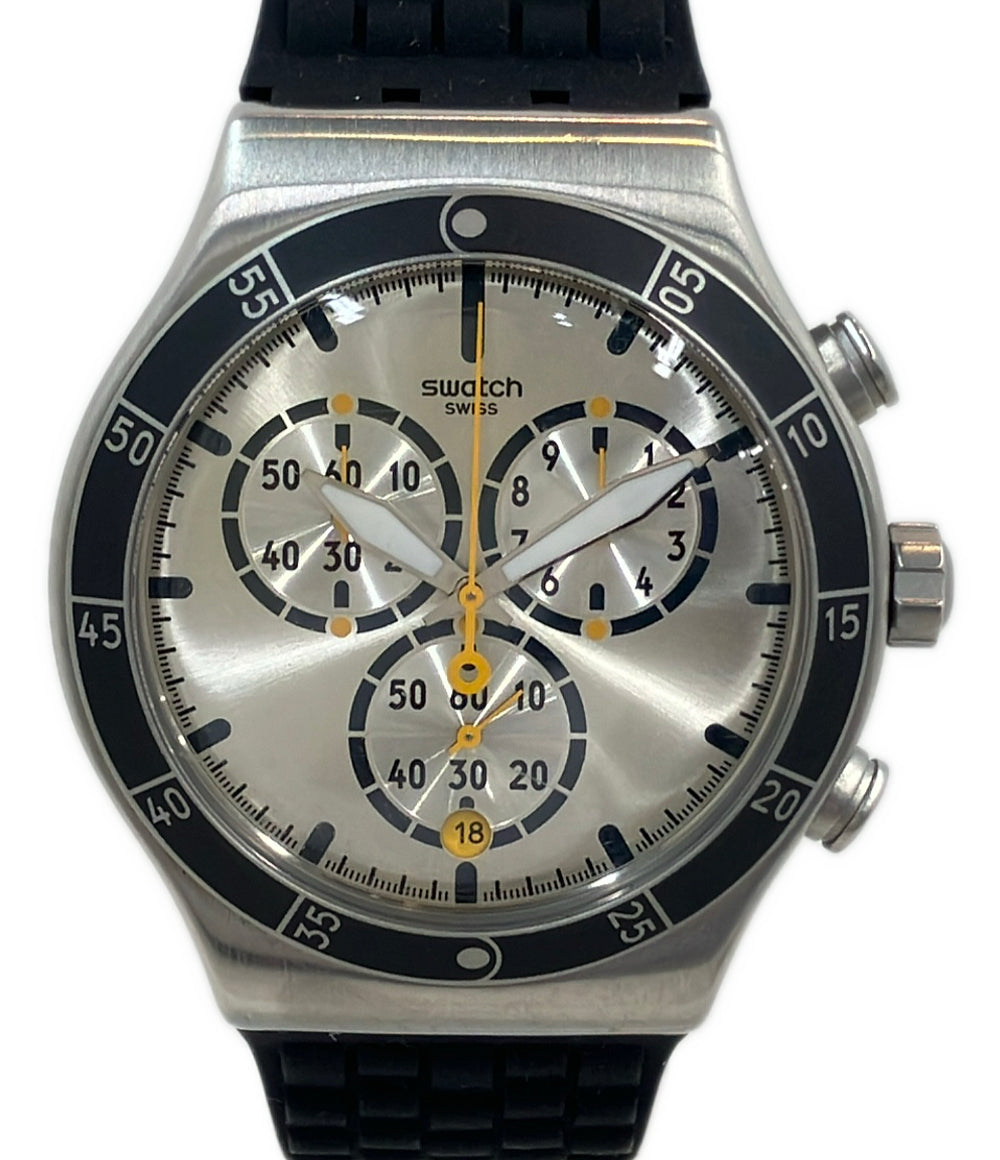 Swatch 腕時計 クオーツ シルバー メンズ スウォッチ