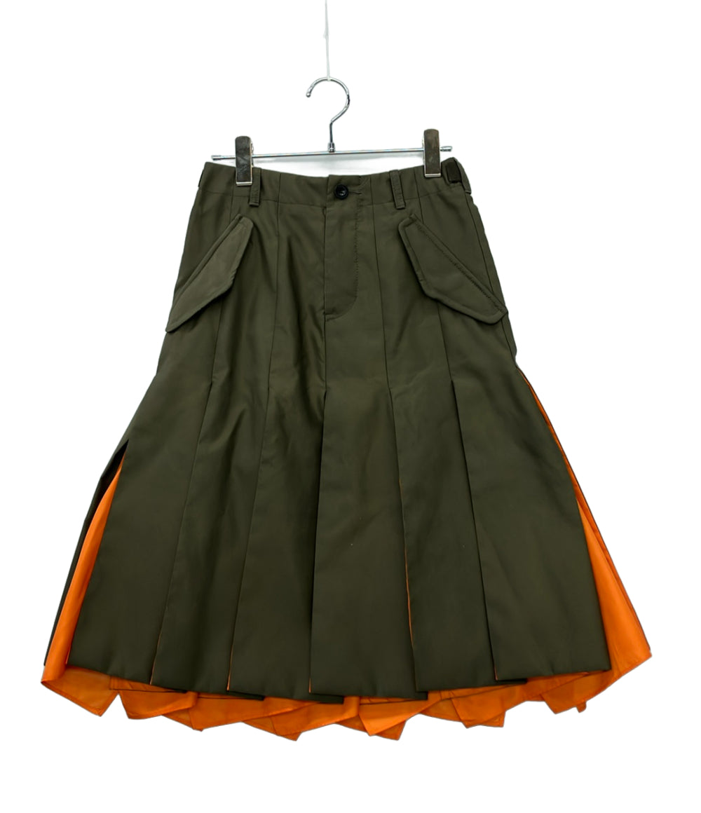 Sacai 膝丈スカート 26-08308 レディース SIZE 0 (S) サカイ