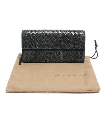 ボッテガ・ヴェネタ 長財布 イントレチャート レディース BOTTEGA VENETA