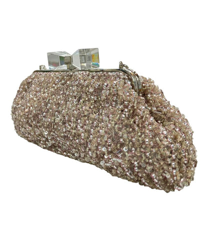 美品 ANTEPRIMA ショルダーバッグ クラッチバッグ 2WAY 肩掛け がま口 チェーン ワイヤー K-159347 レディース アンテプリマ