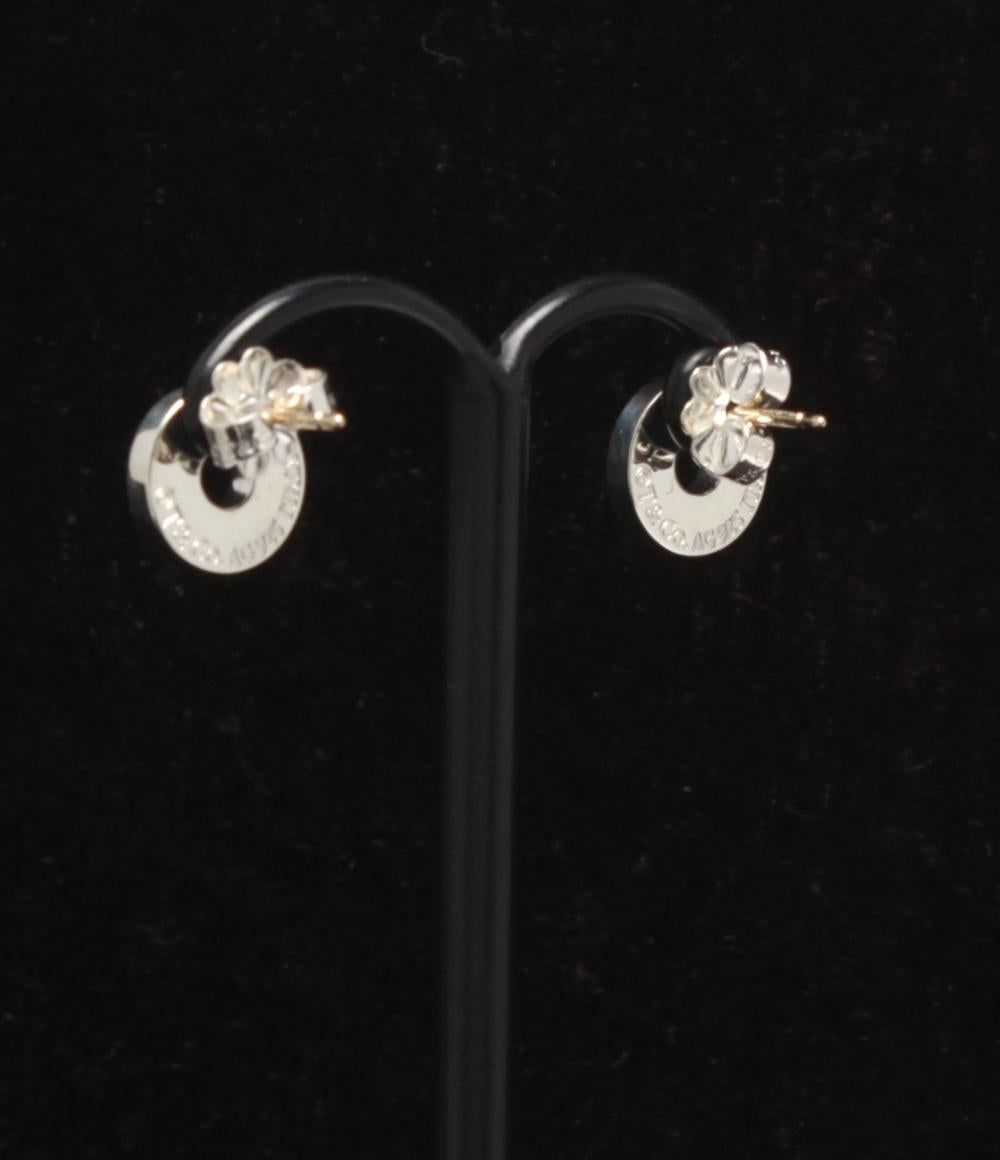 美品 ティファニー ピアス SV925 1837 サークル レディース TIFFANY&Co