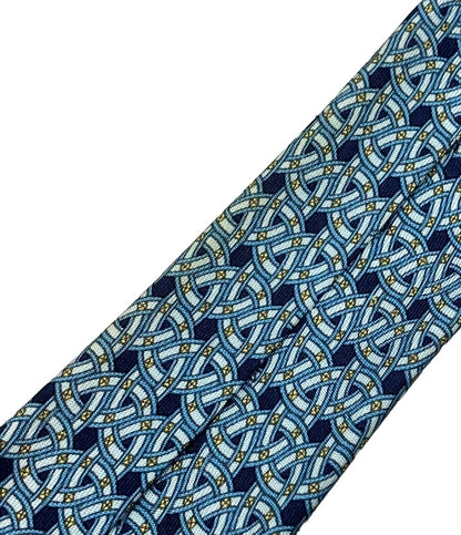 HERMES ネクタイ シルク100% メンズ エルメス