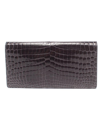 KWANPEN 長財布 札入れ クロコ メンズ レディース クワンペン