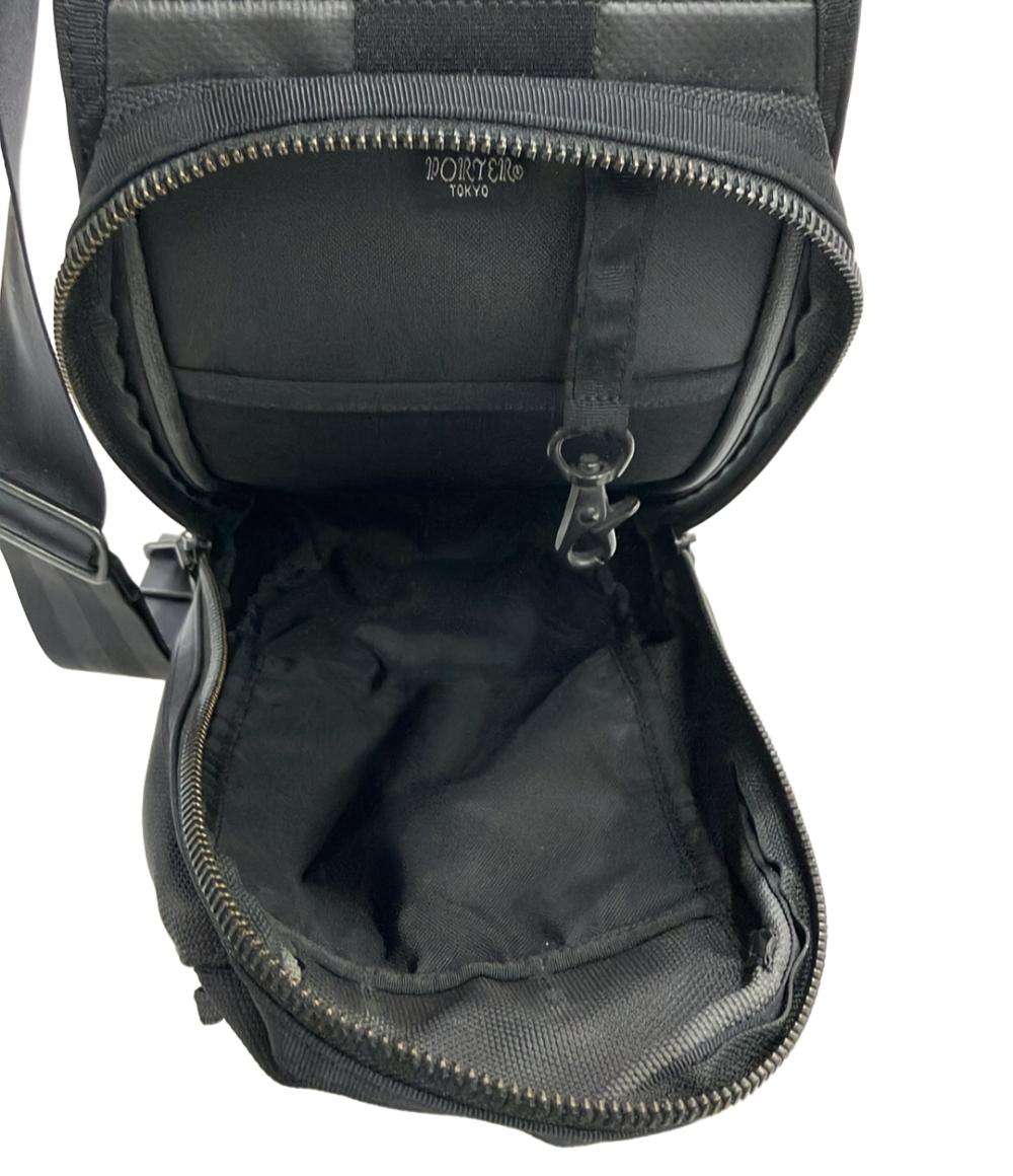 PORTER ボディバッグ ワンショルダーバッグ スリングショルダーバッグ 斜め掛けHEAT メンズ ポーター