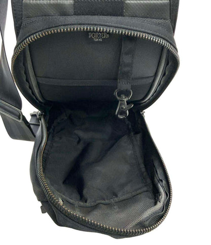 PORTER ボディバッグ ワンショルダーバッグ スリングショルダーバッグ 斜め掛けHEAT メンズ ポーター