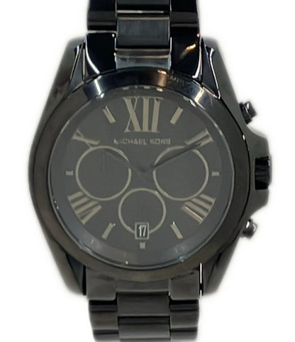 美品 MICHAEL KORS 腕時計 クオーツ ブラック MK5550 メンズ マイケルコース