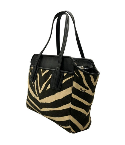 COACH 2WAY ハンドバッグ ショルダーバッグ 斜め掛け ゼブラ柄 レディース コーチ