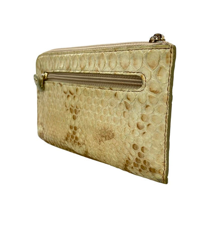 ATAO L字ファスナー長財布 パイソン レザー レディース アタオ