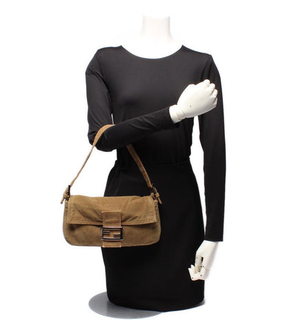 FENDI ハンドバッグ ショルダーバッグ 肩掛け コーデュロイ マンマバケット レディース フェンディ