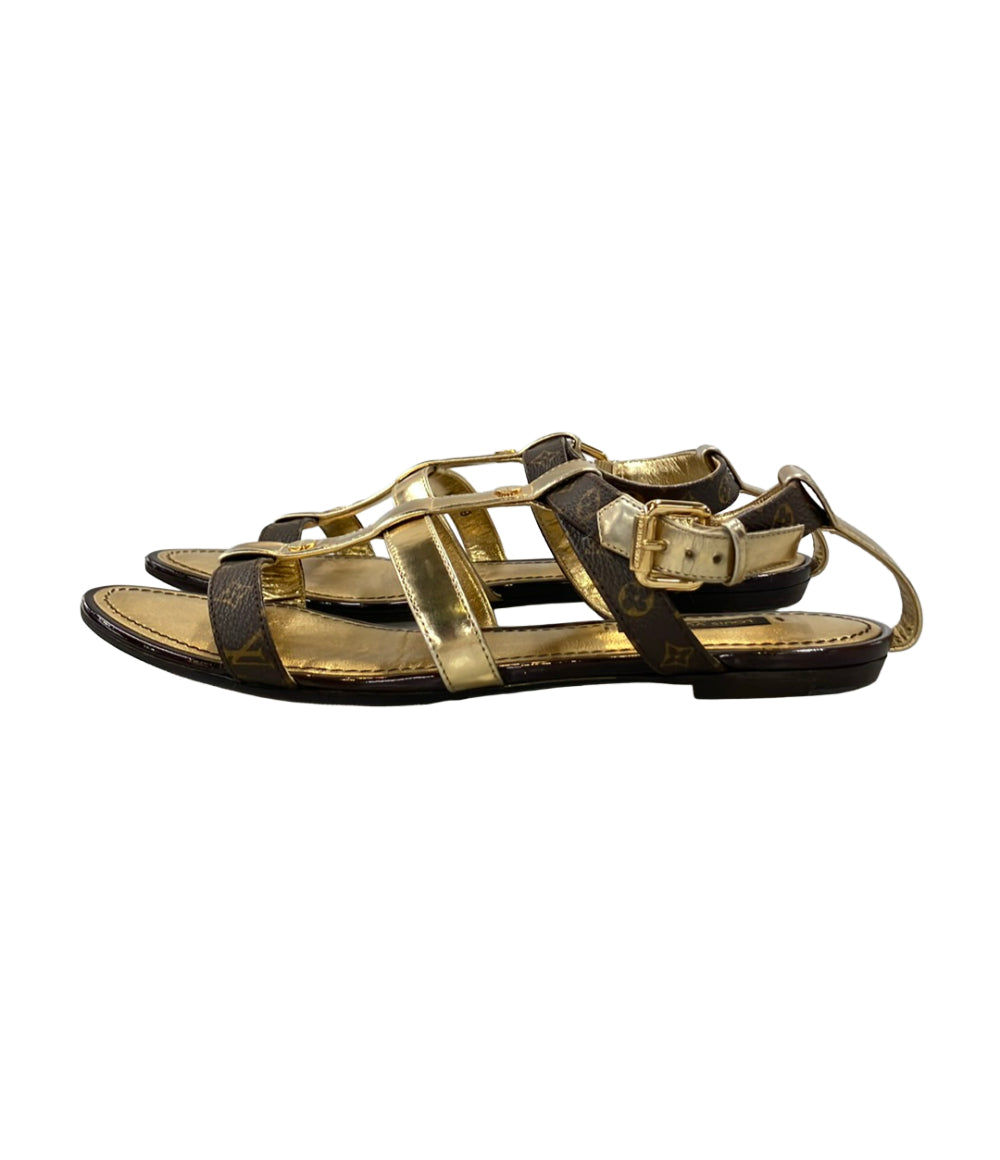 LOUIS VUITTON ストラップサンダル モノグラム レディース SIZE 37 (24.5cm) ルイ・ヴィトン