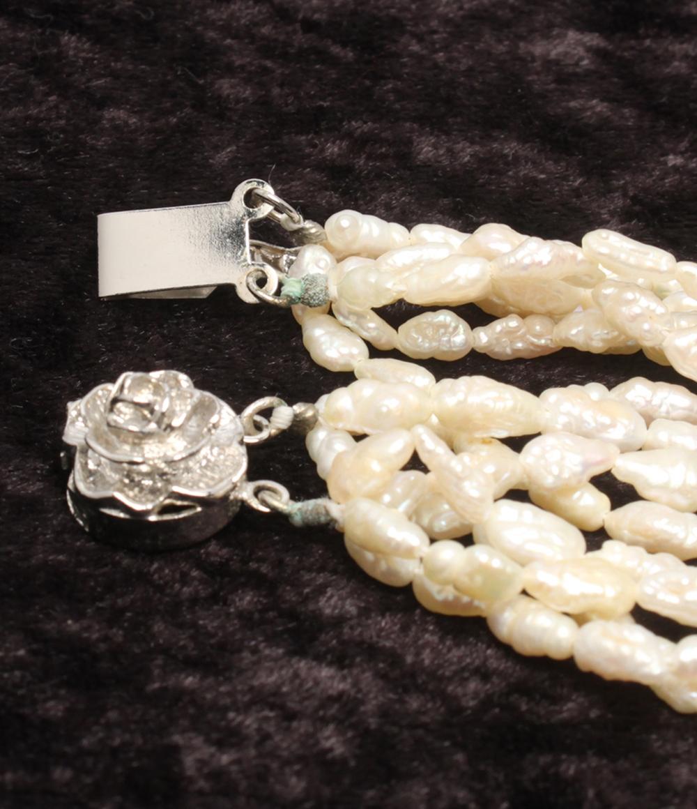 7連ネックレス SV 淡水パール レディース