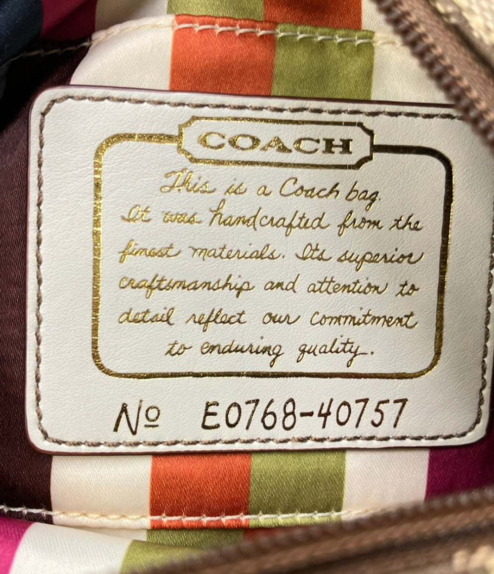 COACH ハンドバッグ アクセサリーポーチ シグネチャー 40757 レディース コーチ