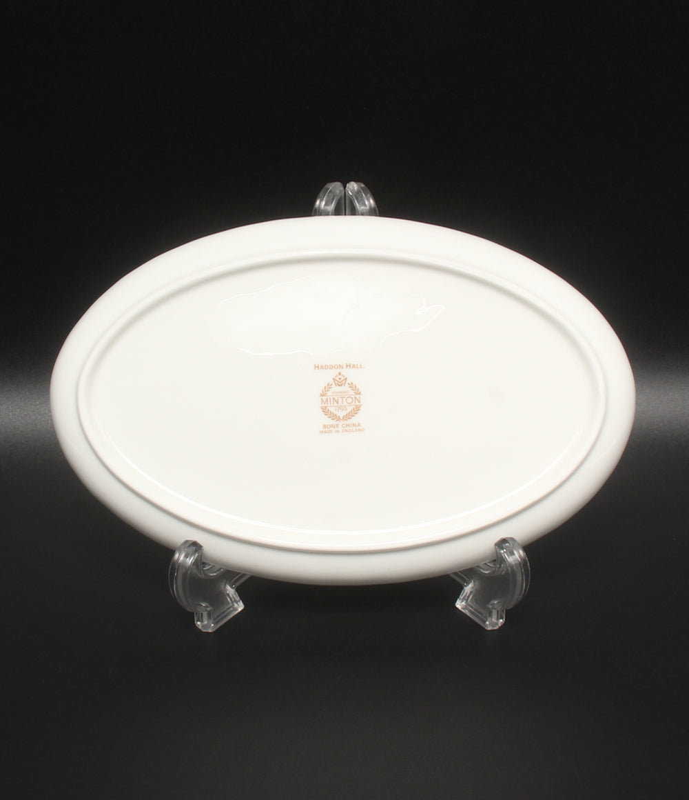 美品 Minton オーバルトレイ 皿 22cm ハドンホール ミントン