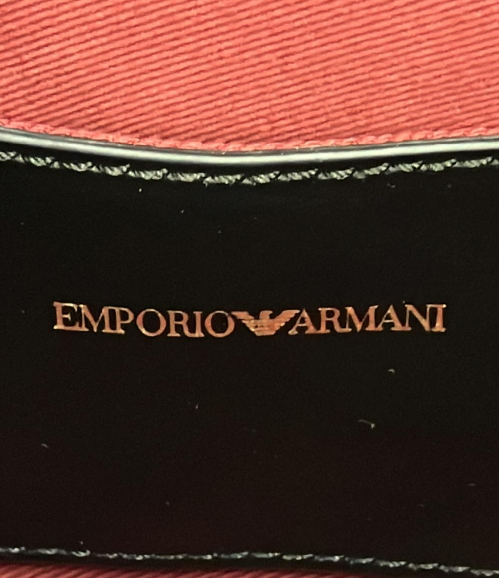 Emporio Armani チェーンショルダーバッグ 斜め掛け ベロア レディース エンポリオ・アルマーニ