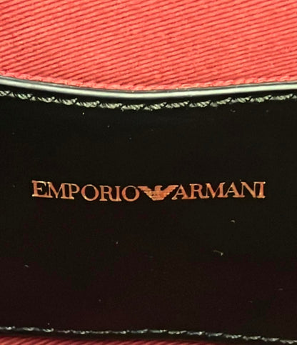 Emporio Armani チェーンショルダーバッグ 斜め掛け ベロア レディース エンポリオ・アルマーニ
