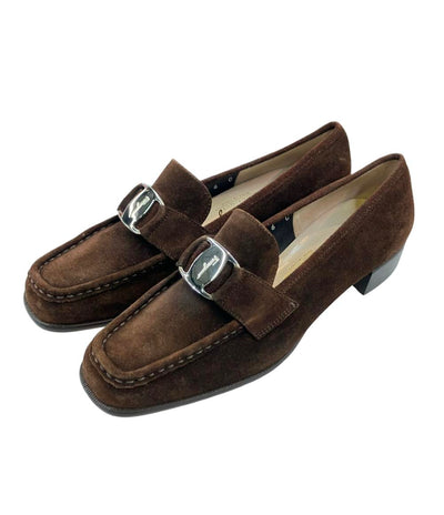 Salvatore Ferragamo ローファー スエード ガンチーニ レディース SIZE 6 (23.5cm) サルヴァトーレフェラガモ