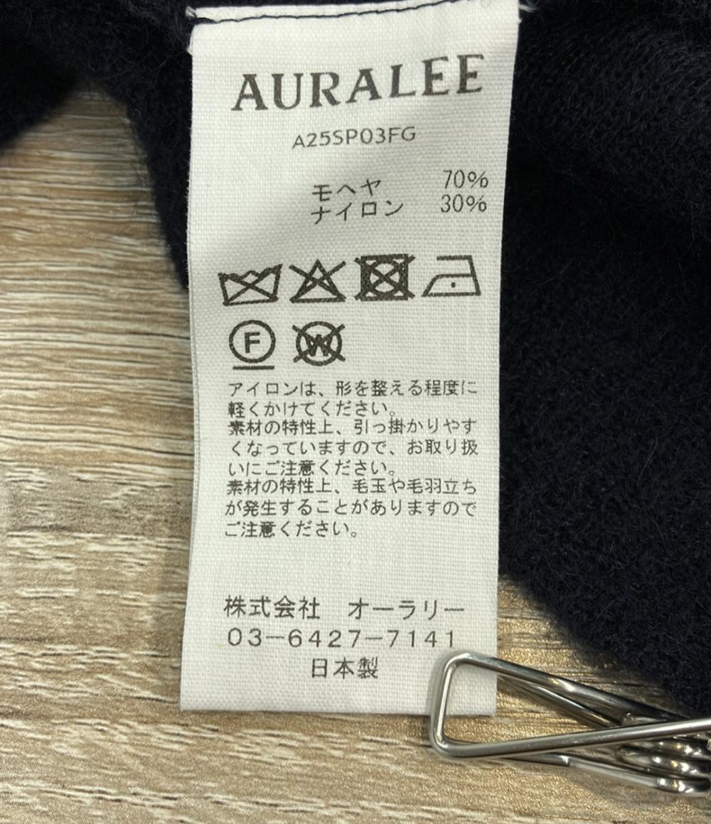 AURALEE 半袖ポロシャツ MOHAIR SHEER KNIT A25SP03FG メンズ SIZE 3 (L) オーラリー