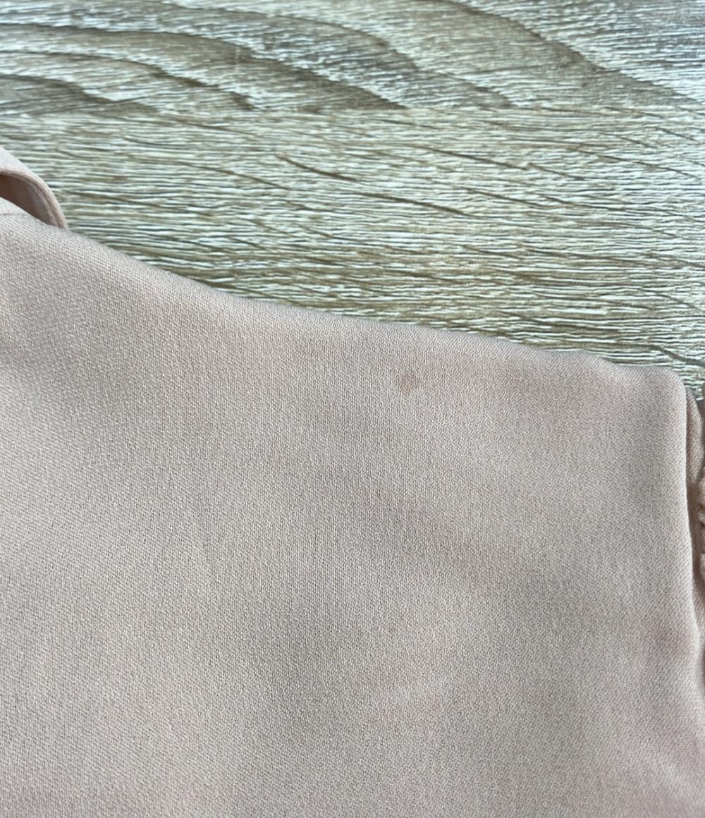 Kate Spade シルクブラウス デイジー ピンク 刺繍 花柄 長袖 レディース SIZE S ケイトスペード