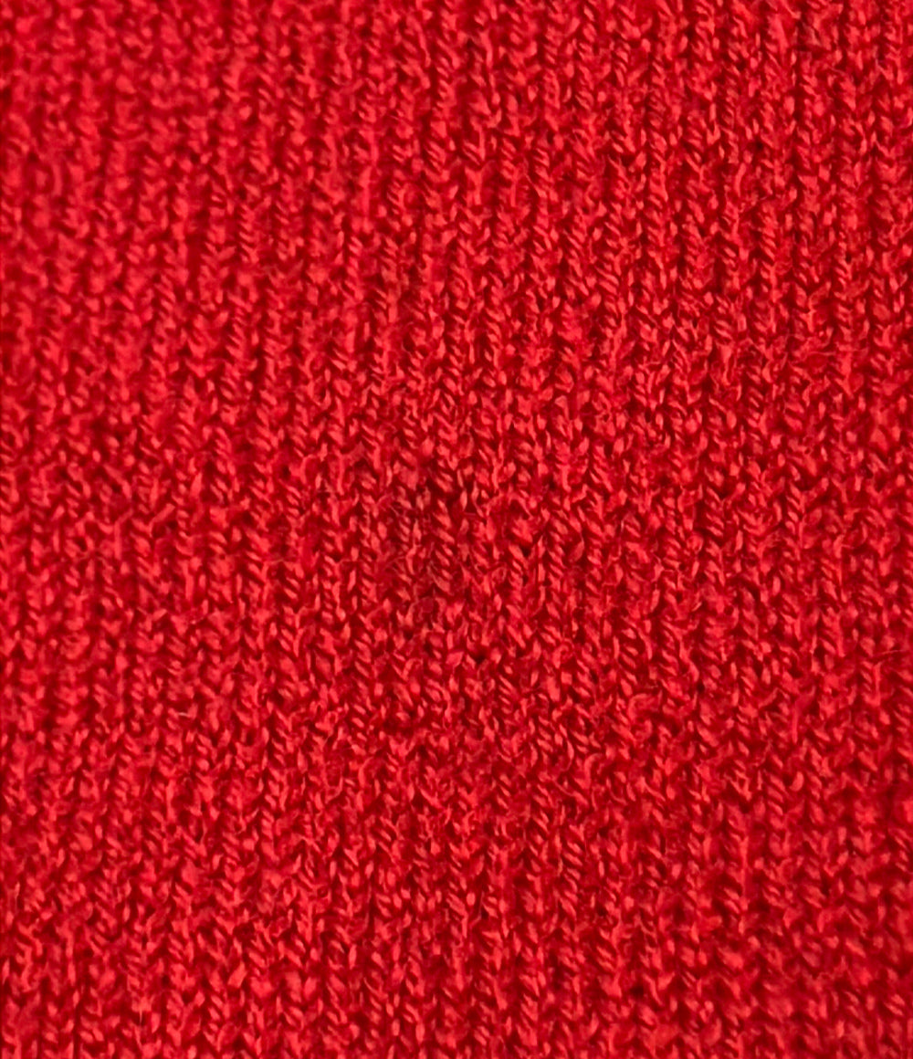 YVES SAINT LAURENT 長袖 襟付き ニット SSG6-886 レディース SIZE M イヴ・サンローラン