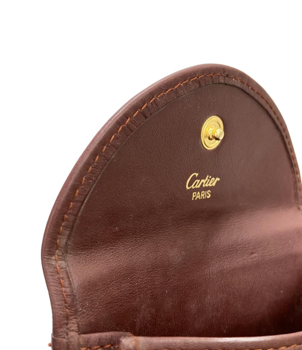 Cartier コインケース レザー マストライン レディース カルティエ