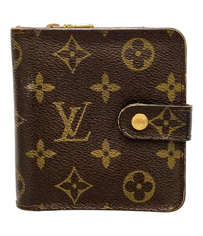 Louis Vuitton 二つ折り財布 モノグラム コンパクトジップ M61667 レディース メンズ ルイヴィトン