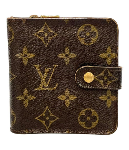 Louis Vuitton 二つ折り財布 モノグラム コンパクトジップ M61667 レディース メンズ ルイヴィトン
