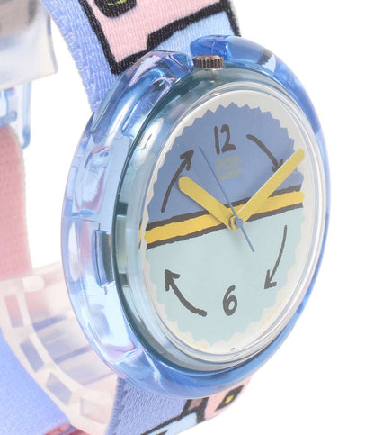 美品 Swatch 腕時計 POP ポップ クオーツ レディース メンズ スウォッチ