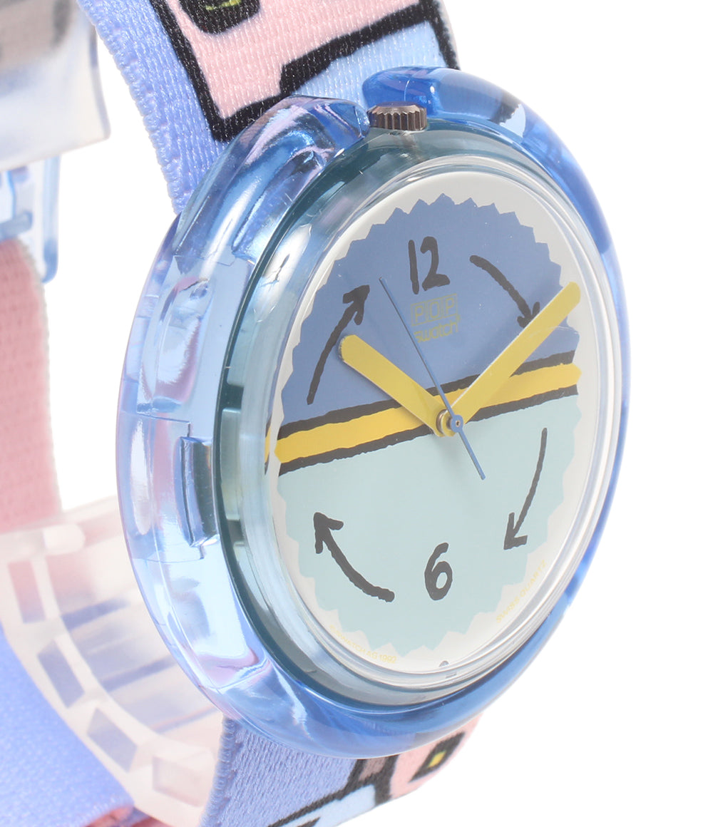 美品 Swatch 腕時計 POP ポップ クオーツ レディース メンズ スウォッチ