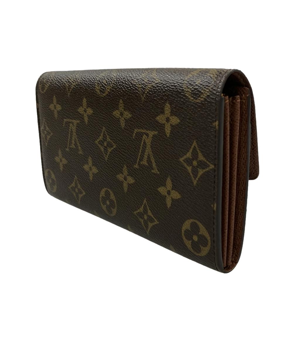 ルイヴィトン 二つ折り長財布 ポシェットポルトモネクレディ モノグラム M61726 レディース Louis Vuitton