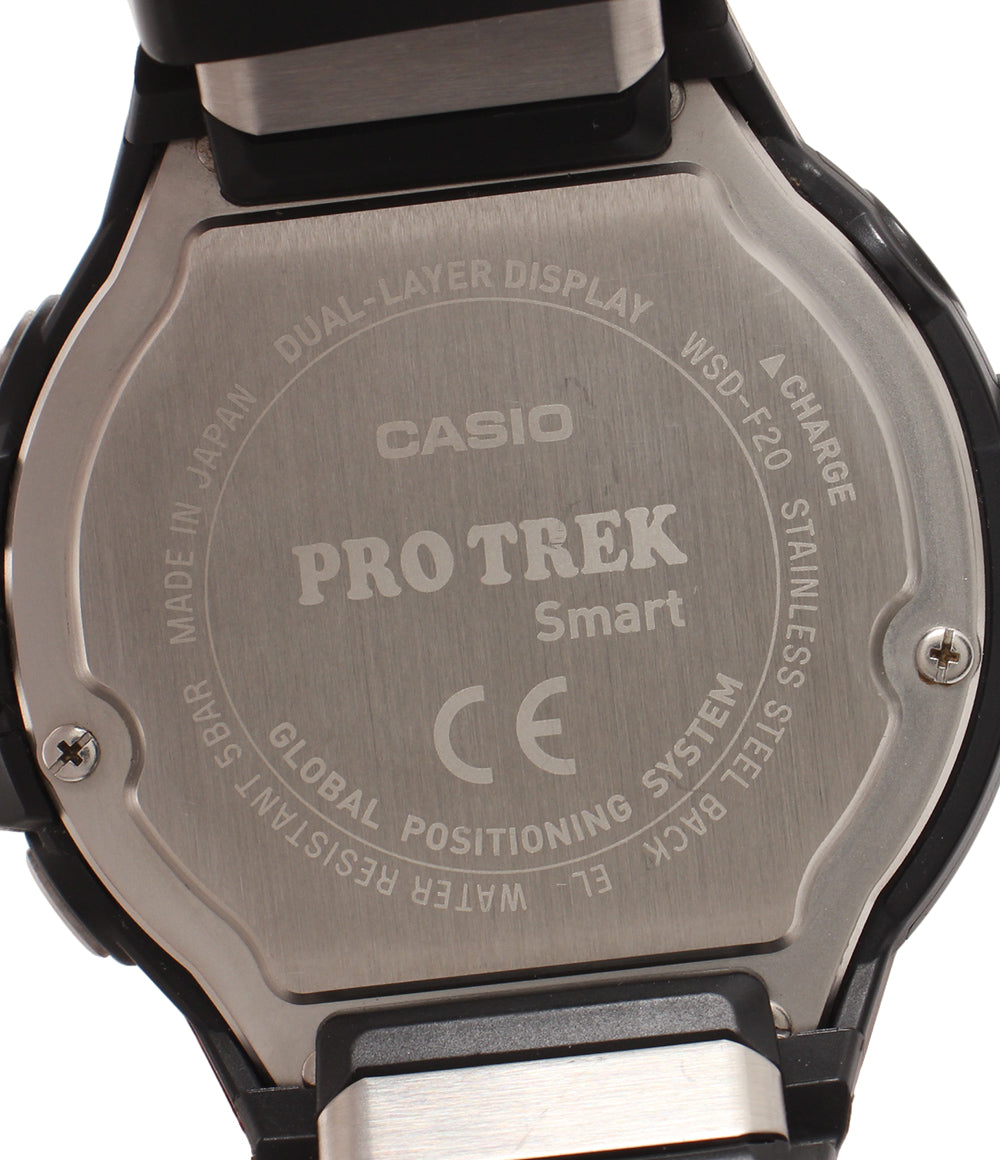 CASIO 腕時計 スマートウォッチ 充電式 プロトレック PRO TREK バッテリー充電 WSD-F20-RG メンズ カシオ