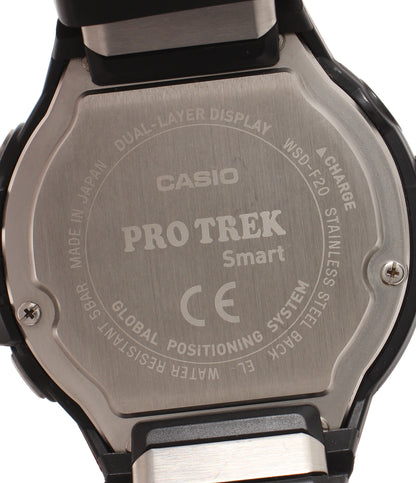 CASIO 腕時計 スマートウォッチ 充電式 プロトレック PRO TREK バッテリー充電 WSD-F20-RG メンズ カシオ