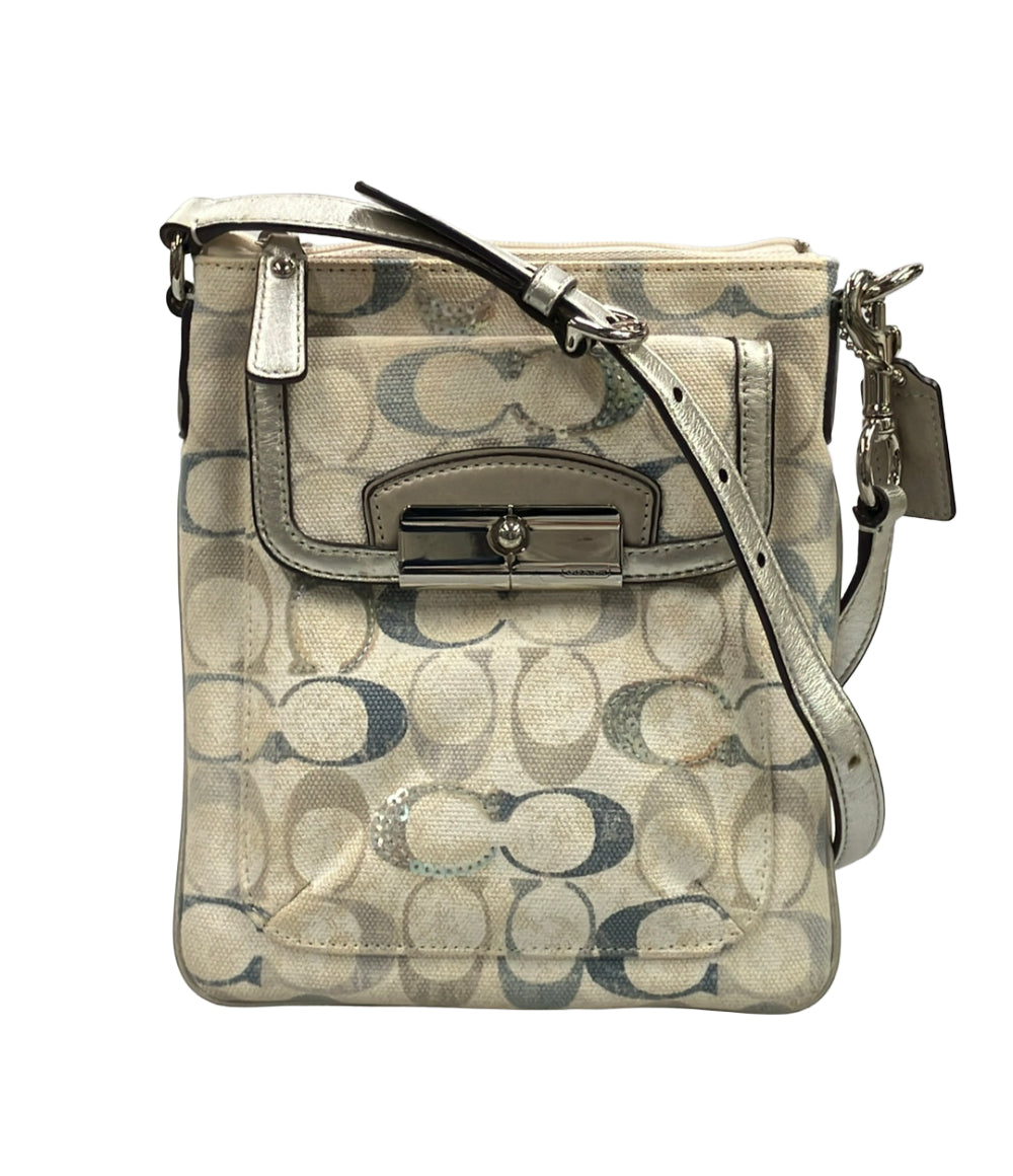 COACH ショルダーバッグ 斜め掛け シグネチャー レディース コーチ