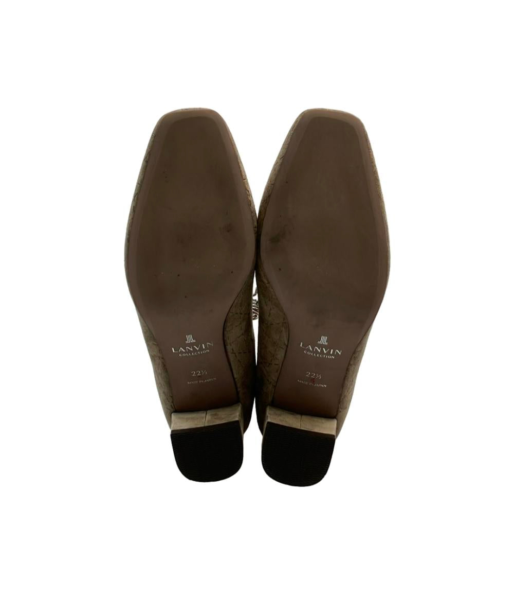 ランバン コレクション スクエアトゥパンプス チェーンモチーフ レディース SIZE 22 1/2 (S) LANVIN COLLECTION