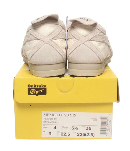美品 ONITSUKA TIGER ローカットスニーカー 1183C015-101 レディース SIZE 22.5 オニツカタイガー