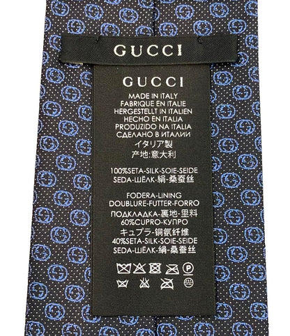 美品 グッチ ネクタイ シルク100% メンズ GUCCI