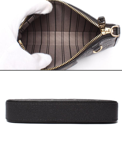 美品 LOUIS VUITTON ショルダーバッグ 肩掛け 斜め掛け イージー･ポーチ モノグラム アンプラント M80349 レディース ルイ・ヴィトン