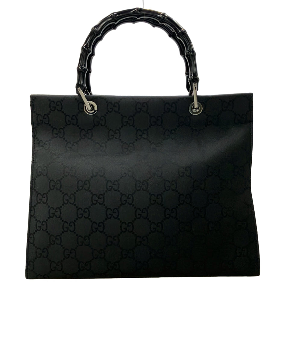 美品 GUCCI トートバッグ GG柄 バンブー 002 1010 001956 レディース グッチ