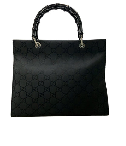 美品 GUCCI トートバッグ GG柄 バンブー 002 1010 001956 レディース グッチ