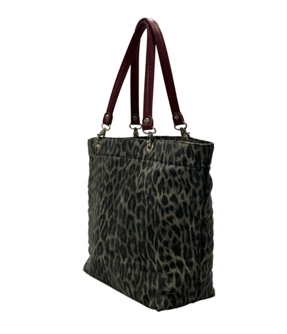un jour un sac トートバッグ レオパード柄 ヒョウ柄 レディース アンジュールアンサック