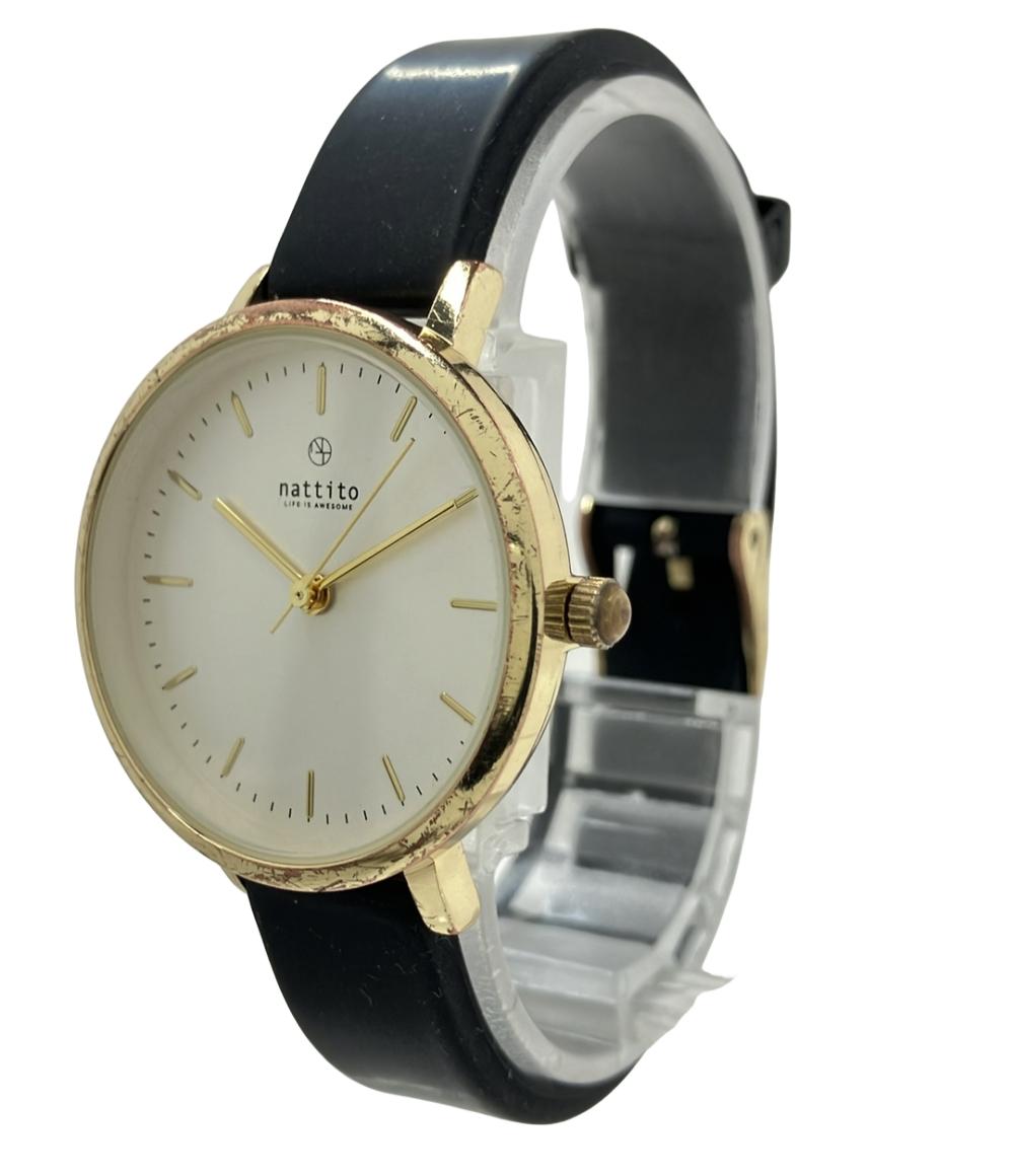 ③-168  602　腕時計 nattito クオーツ シルバー y レディース nattito