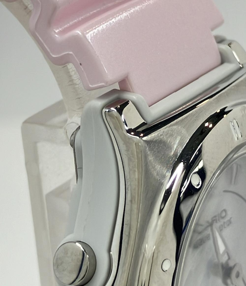 カシオ 腕時計 wave ceptor ソーラー ホワイト LWA-M142 レディース CASIO