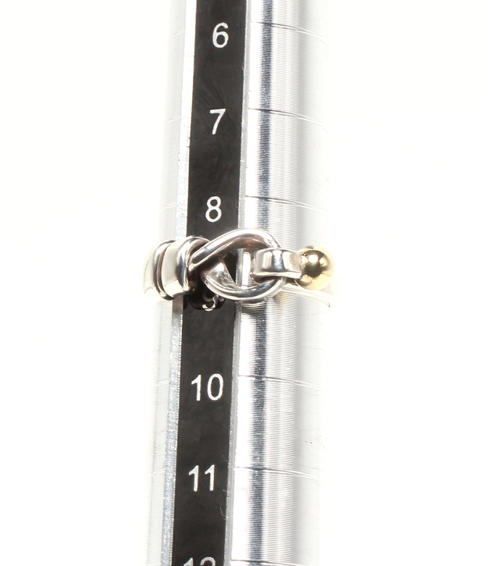 Tiffany & Co. リング 指輪 K18 SV925 フック＆アイ レディース SIZE 9号 ティファニー