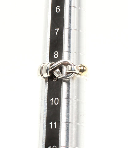 Tiffany & Co. リング 指輪 K18 SV925 フック＆アイ レディース SIZE 9号 ティファニー
