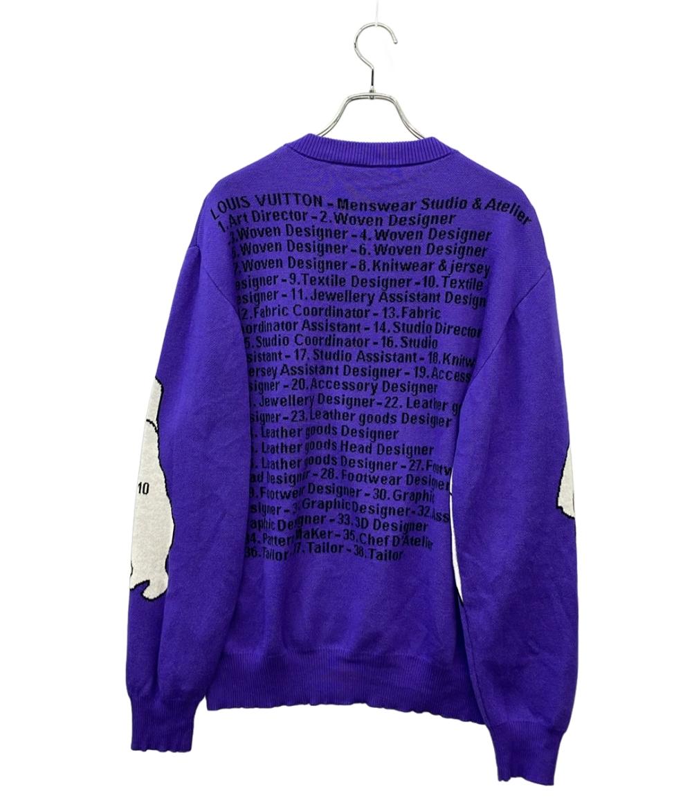 LOUIS VUITTON ジャガードニット 22AW RM222 ZLL HNN93W メンズ SIZE XL ルイ・ヴィトン