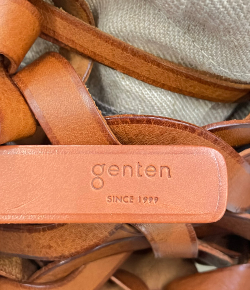 genten ショルダーバッグ 巾着型 斜め掛け レディース ゲンテン