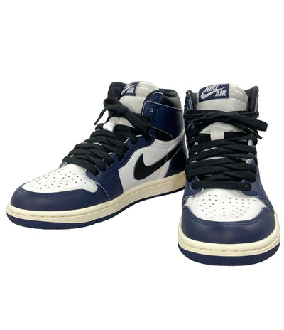 美品 ナイキ ハイカットスニーカー AIR JORDAN 1 RETRO HIGH OG DZ5485-401 レディース SIZE 24.5 (L) NIKE